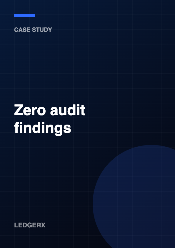 Audit-ready operations, by design