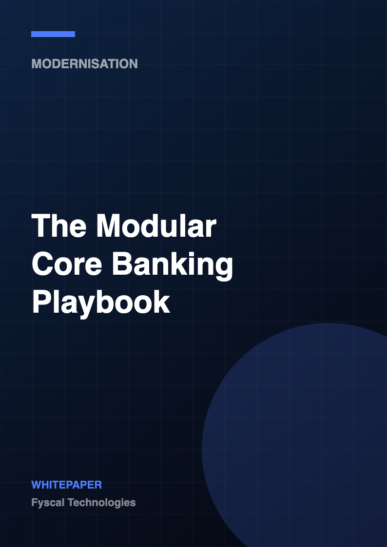 The Modular Core Banking Playbook